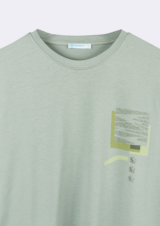 Khaki Crew Neck T-shirt