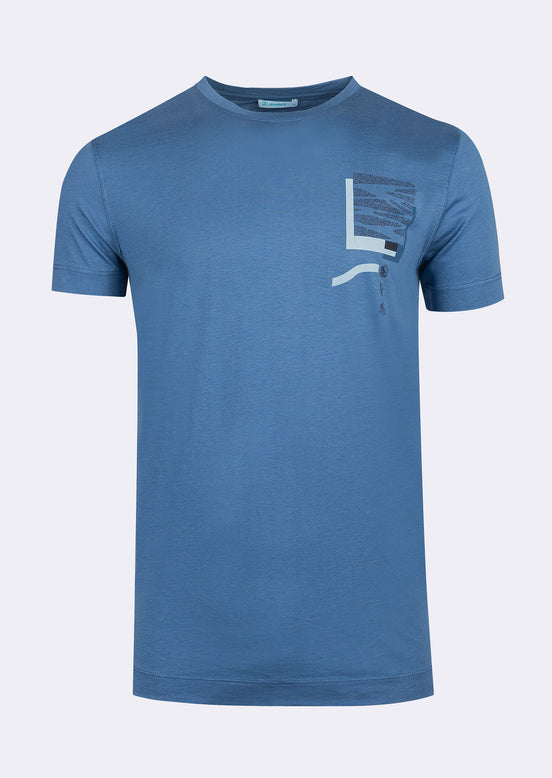 Indigo Crew Neck T-shirt