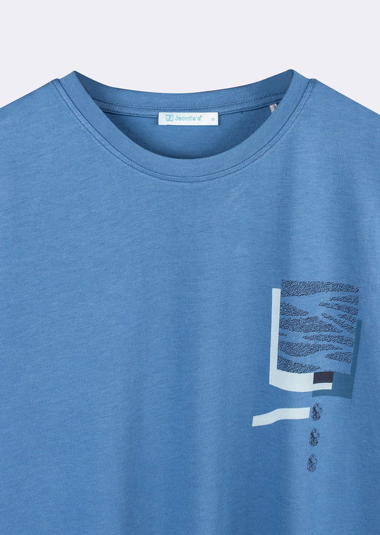 Indigo Crew Neck T-shirt