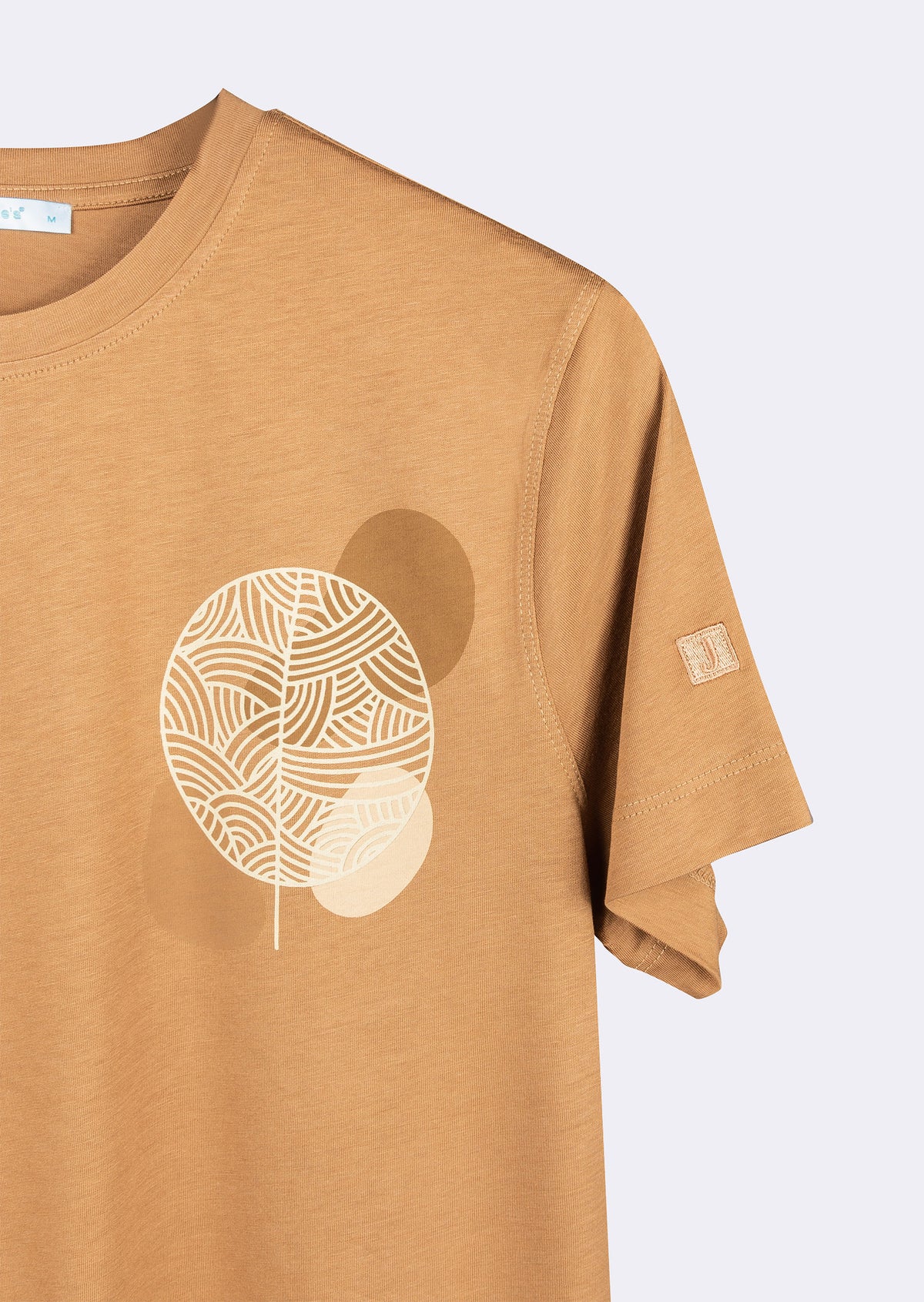 Taupe Crew Neck T-shirt