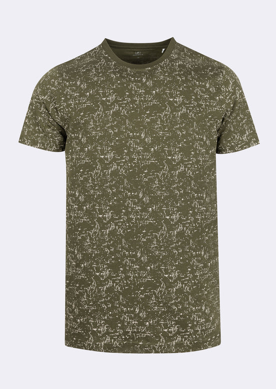 Khaki Crew Neck T-shirt