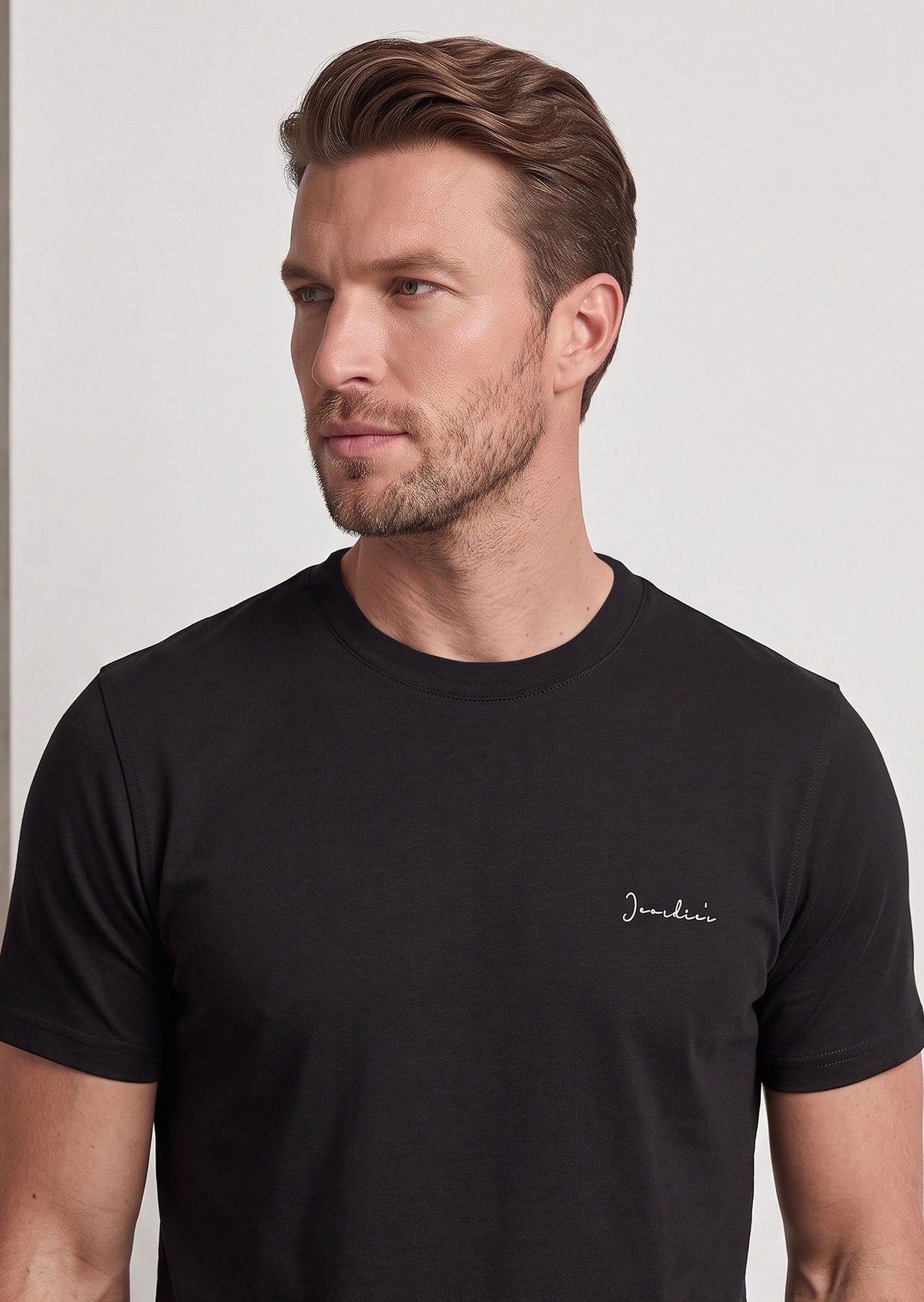 Black Crew Neck T-shirt