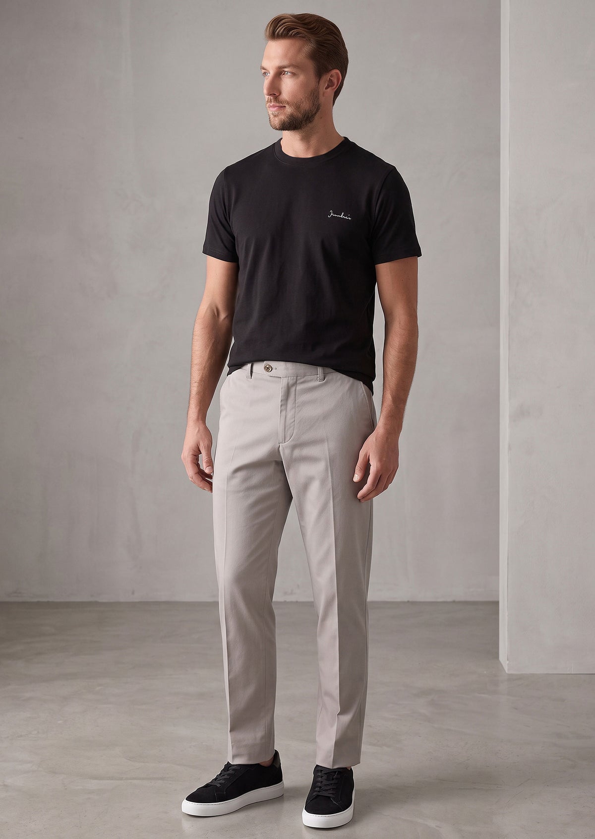 Black Crew Neck T-shirt