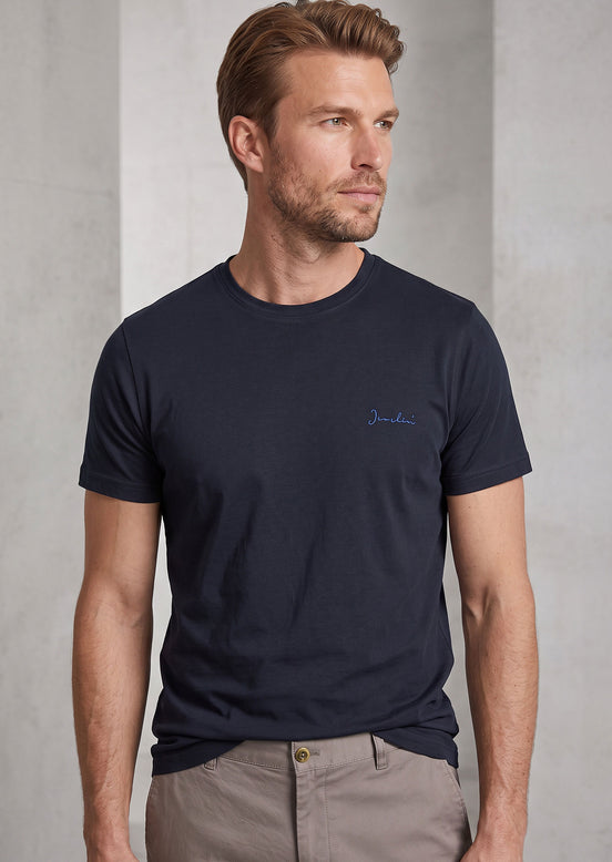 Navy Crew Neck T-shirt