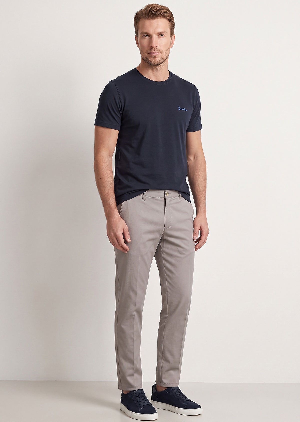 Navy Crew Neck T-shirt