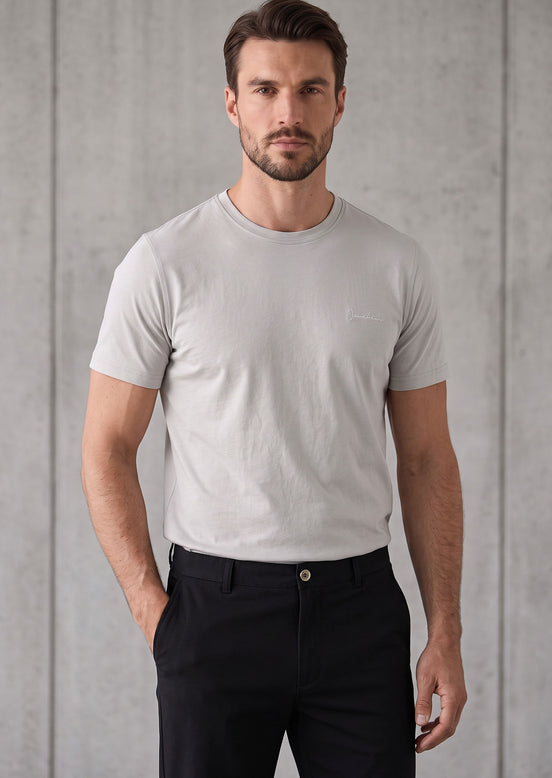 Grey Crew Neck T-shirt