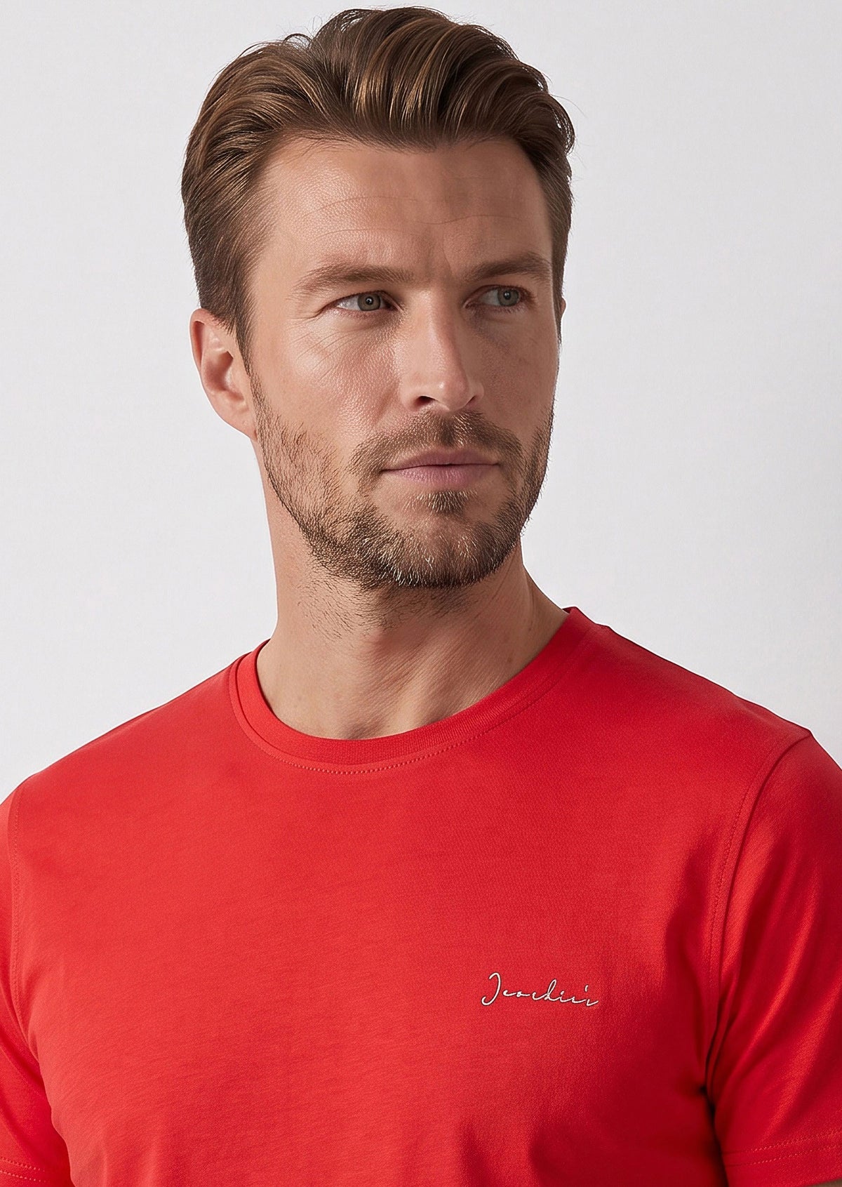Red Crew Neck T-shirt