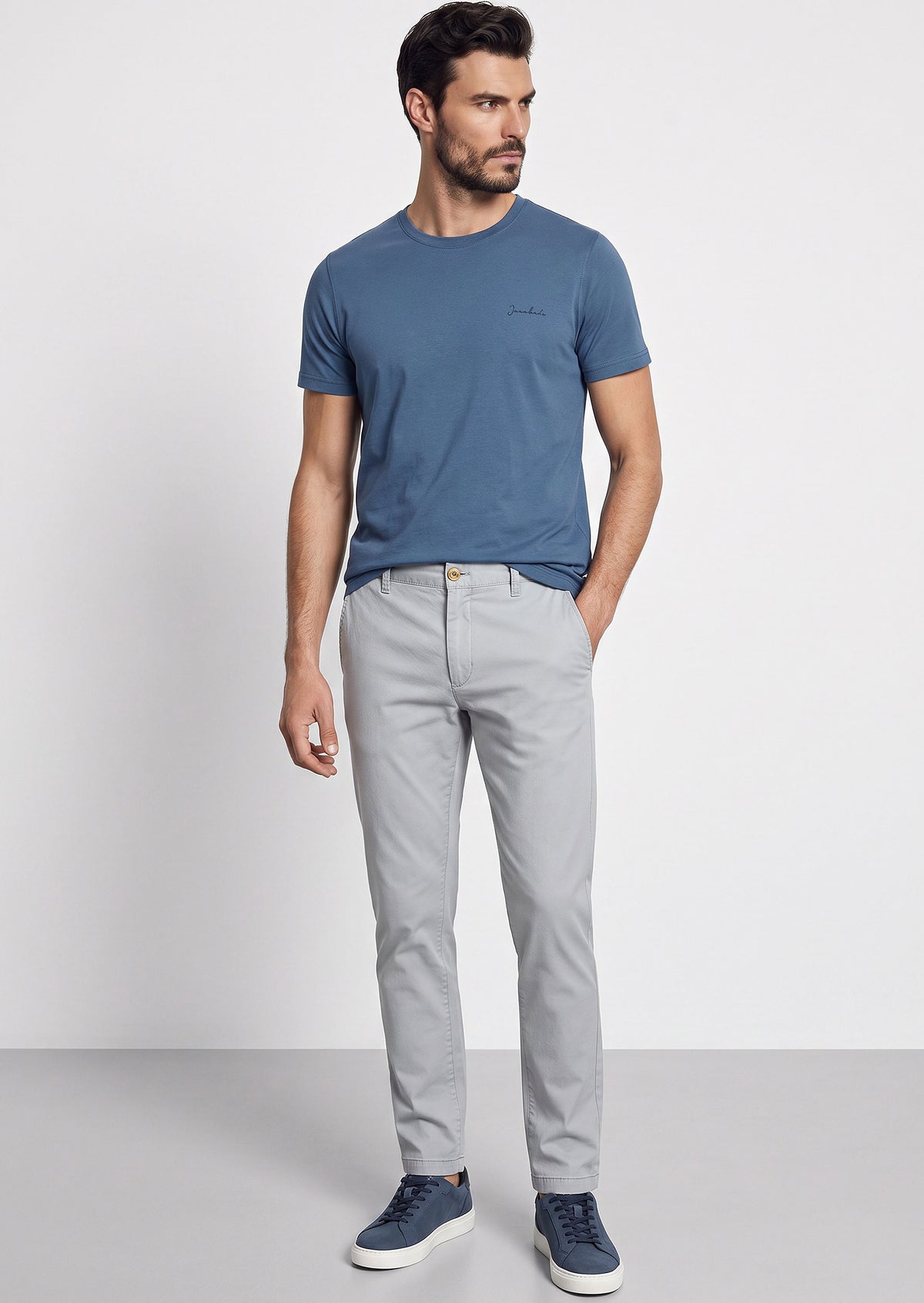 Indigo Crew Neck T-shirt