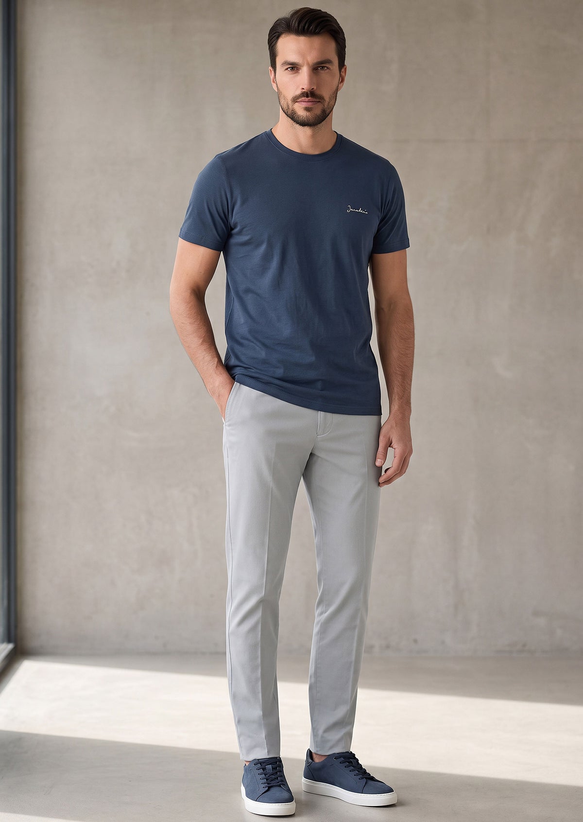 Marine Crew Neck T-shirt