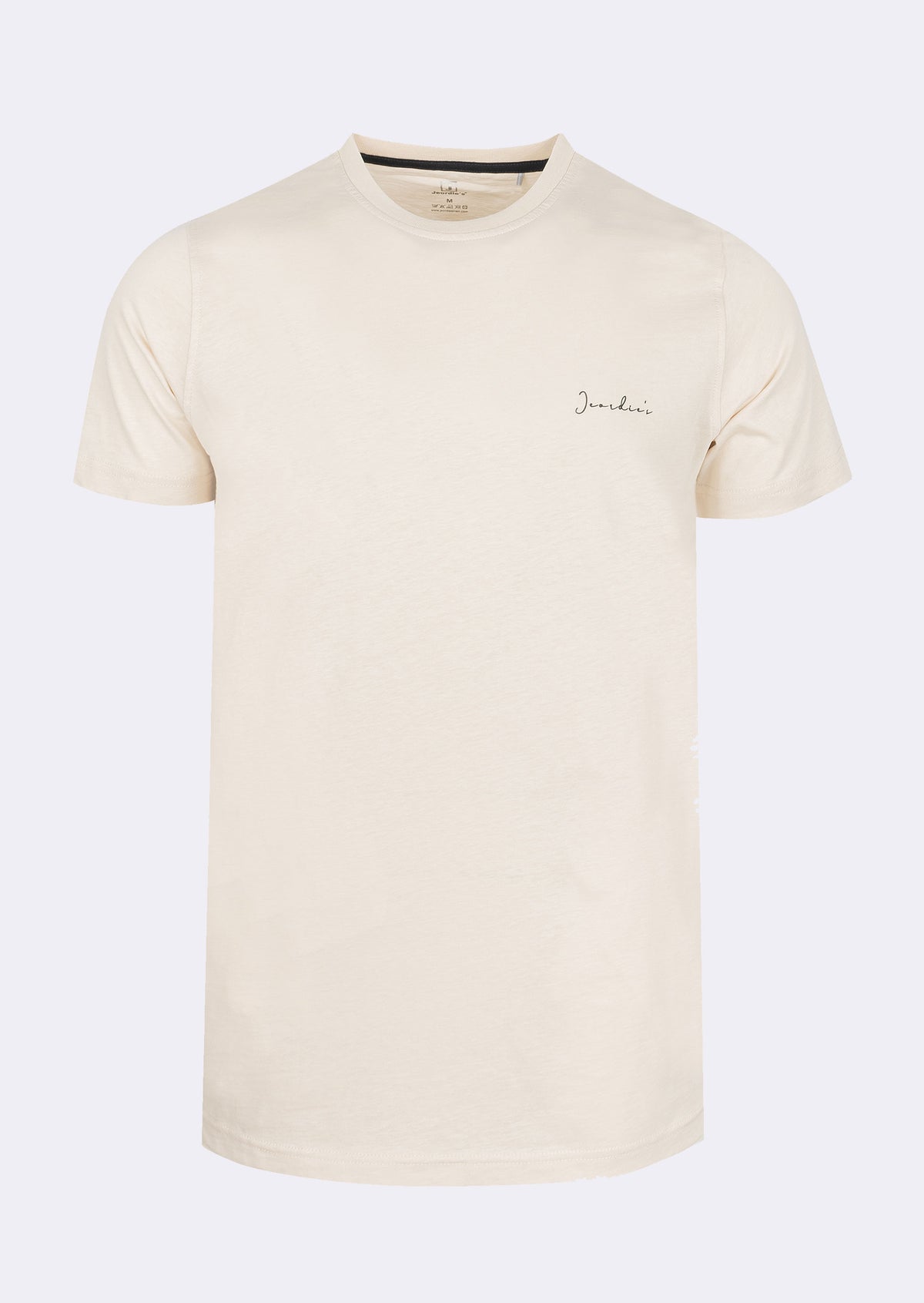 Light Beige Crew Neck T-shirt