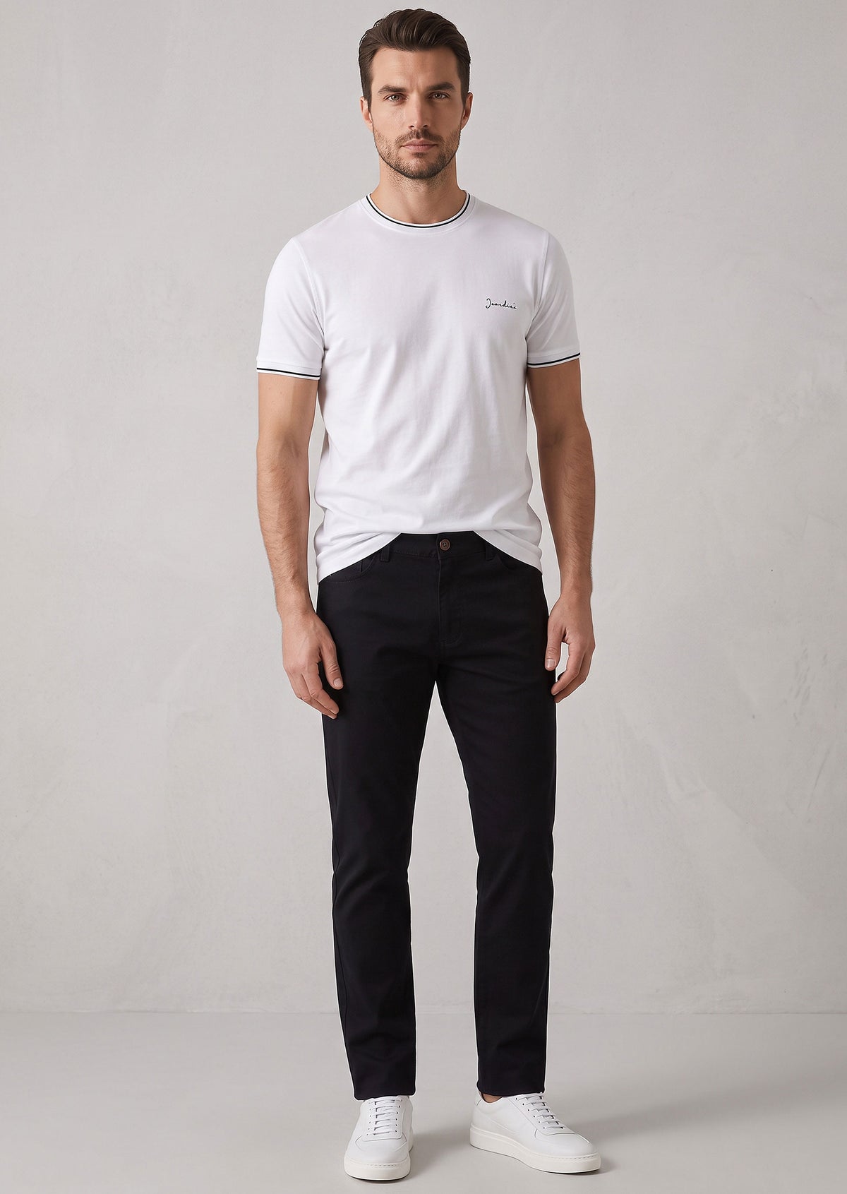 White Crew Neck T-shirt