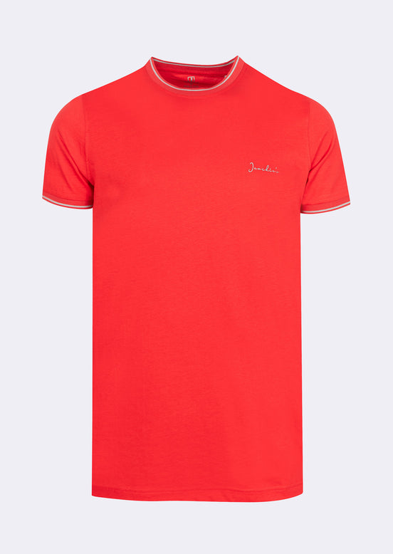 Red Crew Neck T-shirt