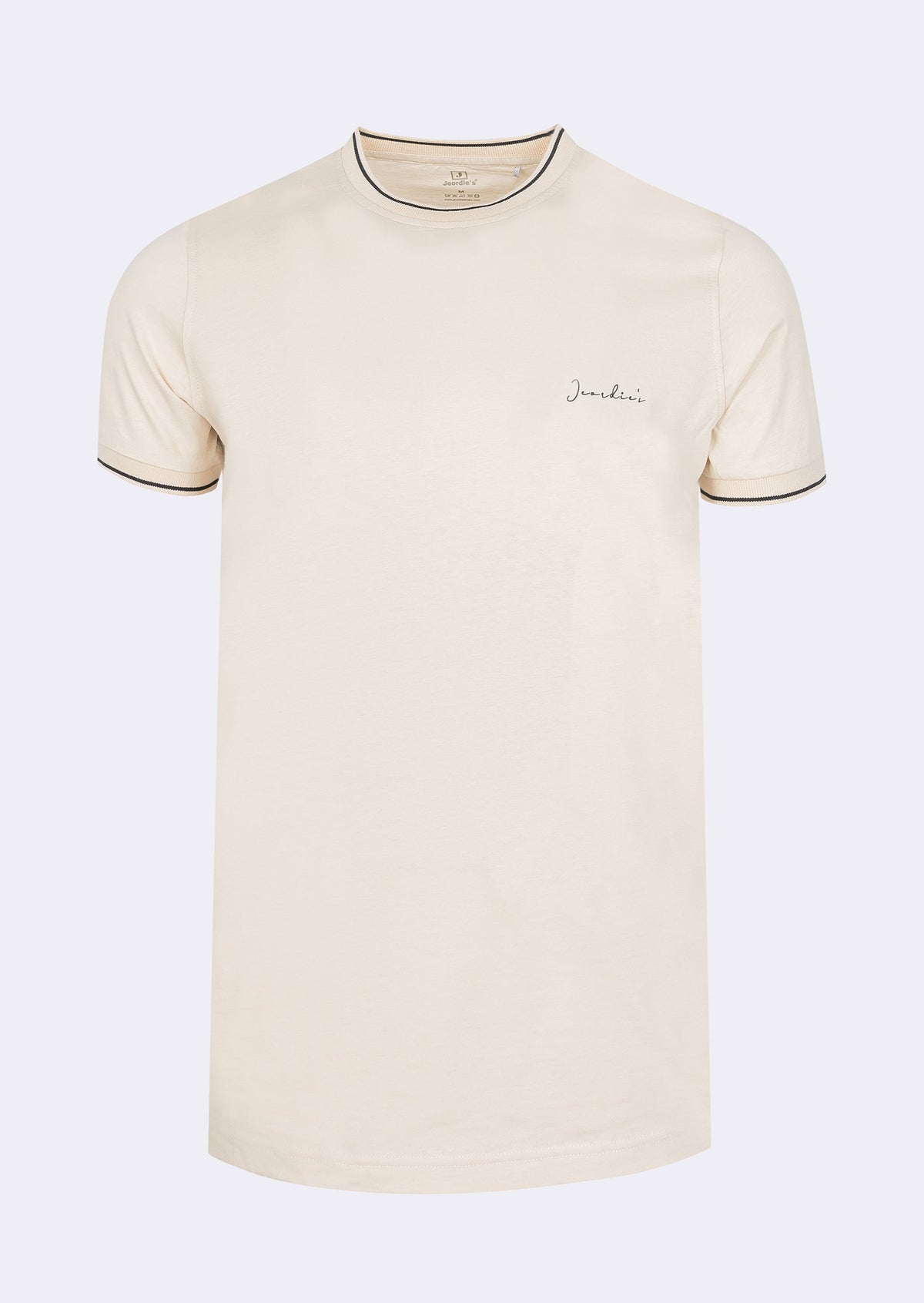 Light Beige Crew Neck T-shirt
