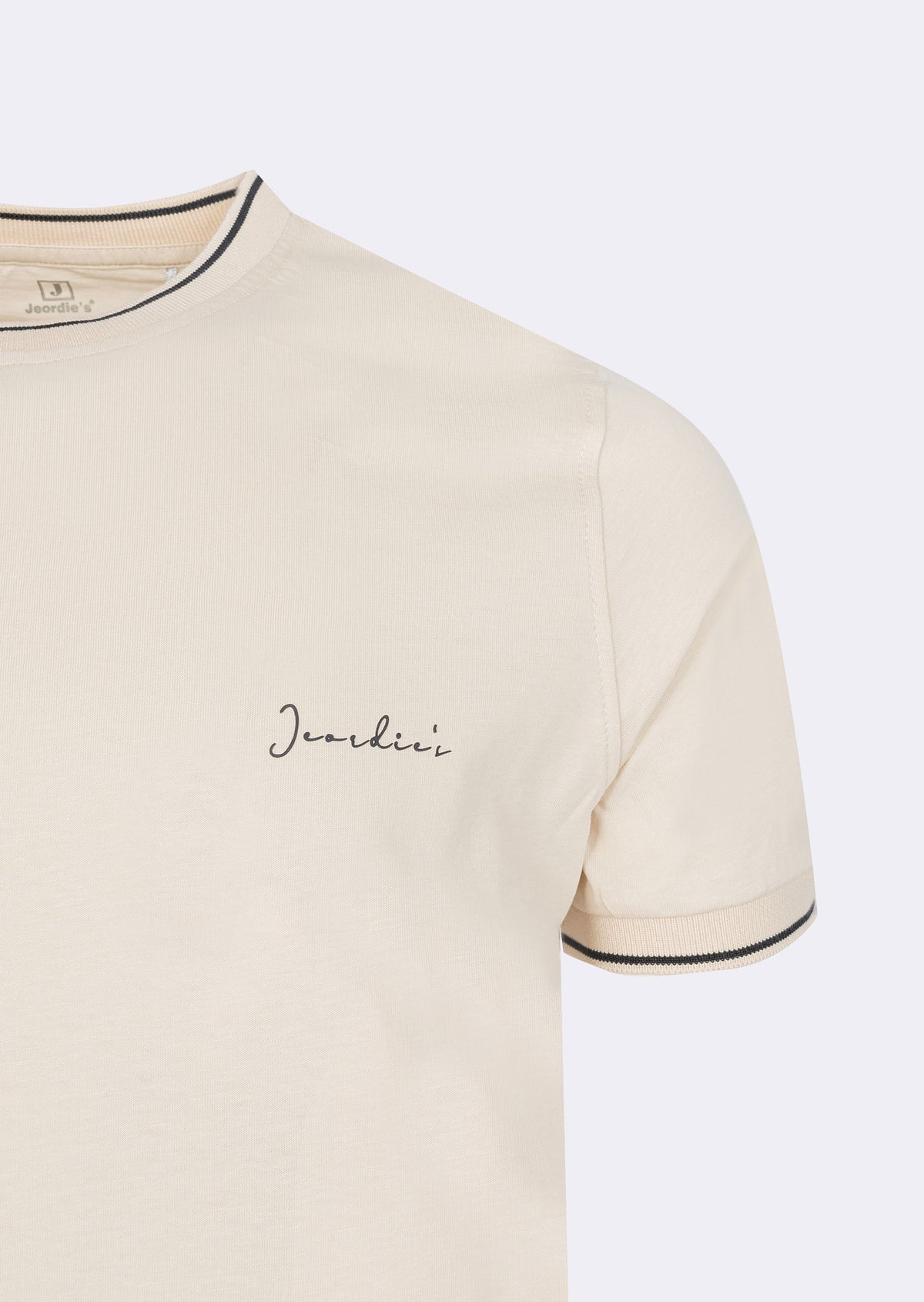 Light Beige Crew Neck T-shirt