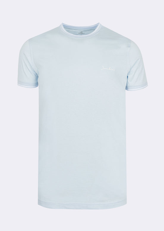 Light Blue Crew Neck T-shirt