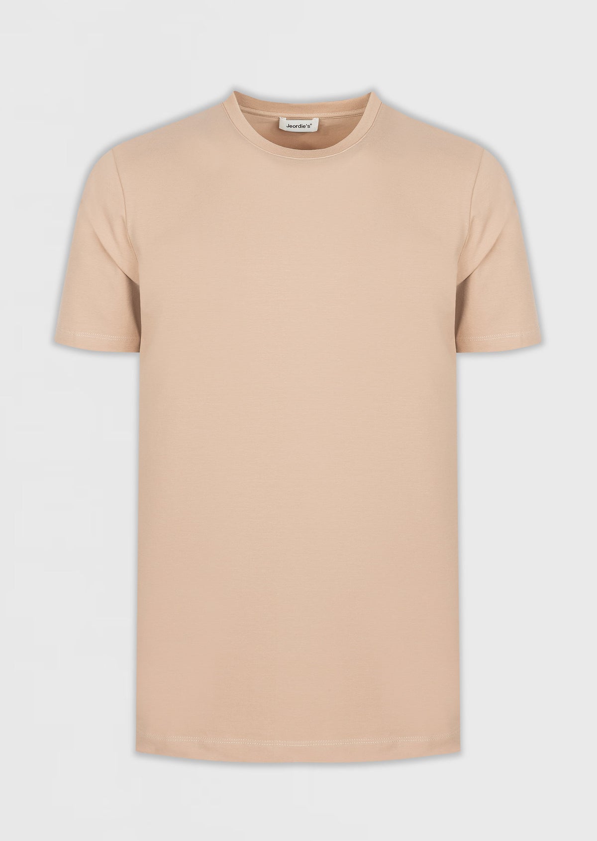 Beige Crew Neck T-shirt