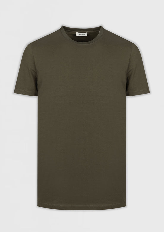 Khaki Crew Neck T-shirt