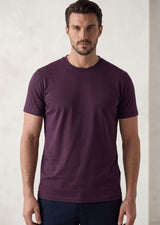 Purple Crew Neck T-shirt