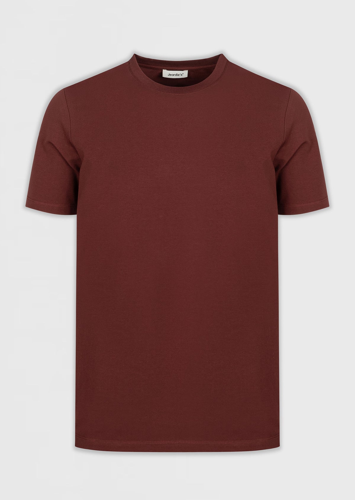 Burgundy Crew Neck T-shirt