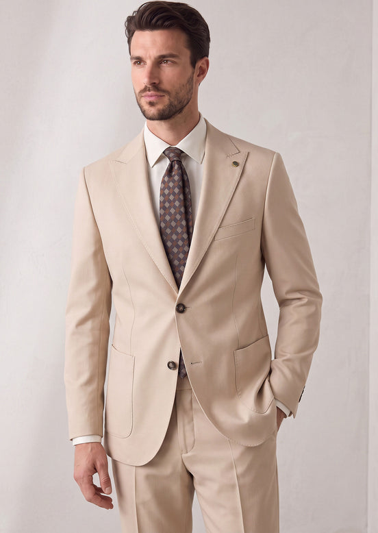 Beige Suit