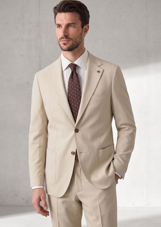 Beige Suit