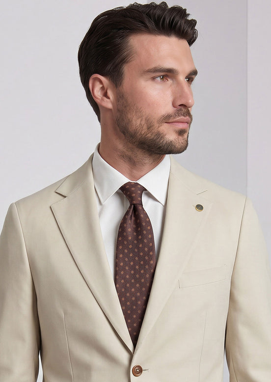 Beige Suit