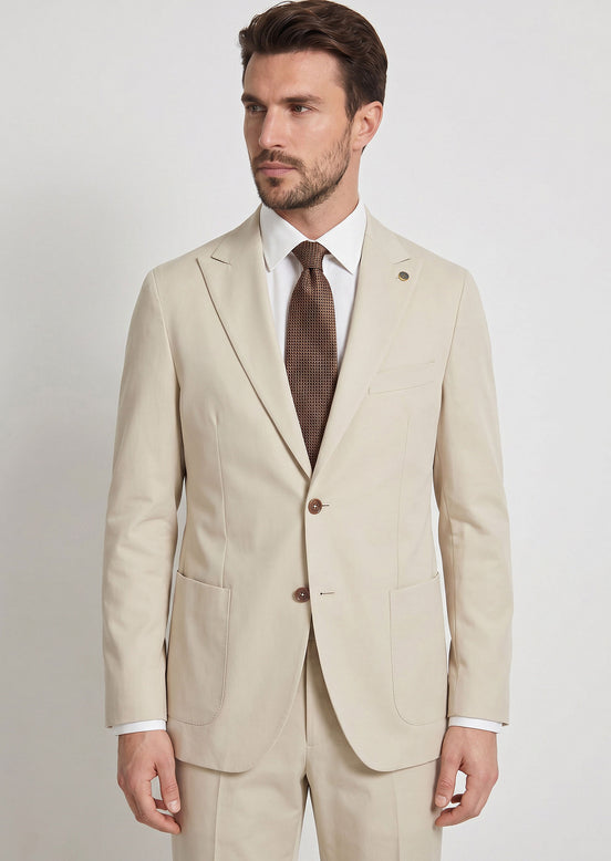 Beige Suit