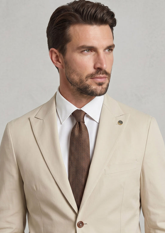 Beige Suit