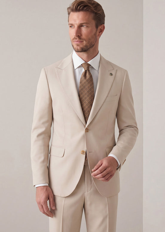 Beige Suit