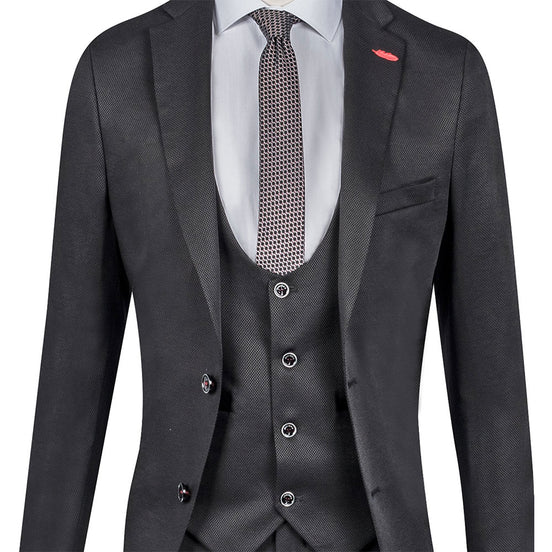 Black Three-Piece Suit