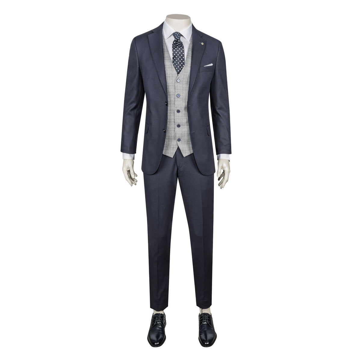Navy Three-Piece Suit