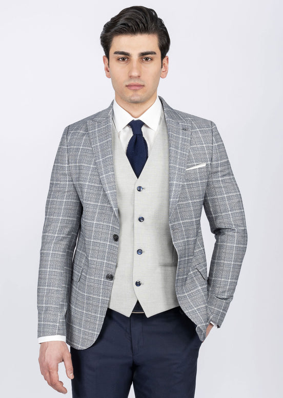 Navy Three-Piece Suit