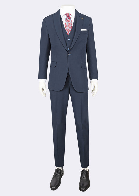 Royal Blue Three-Piece Suit