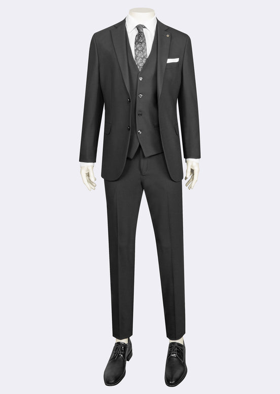 Black Three-Piece Suit