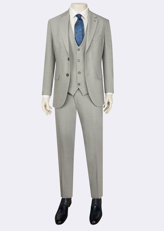 Grey Three-Piece Suit