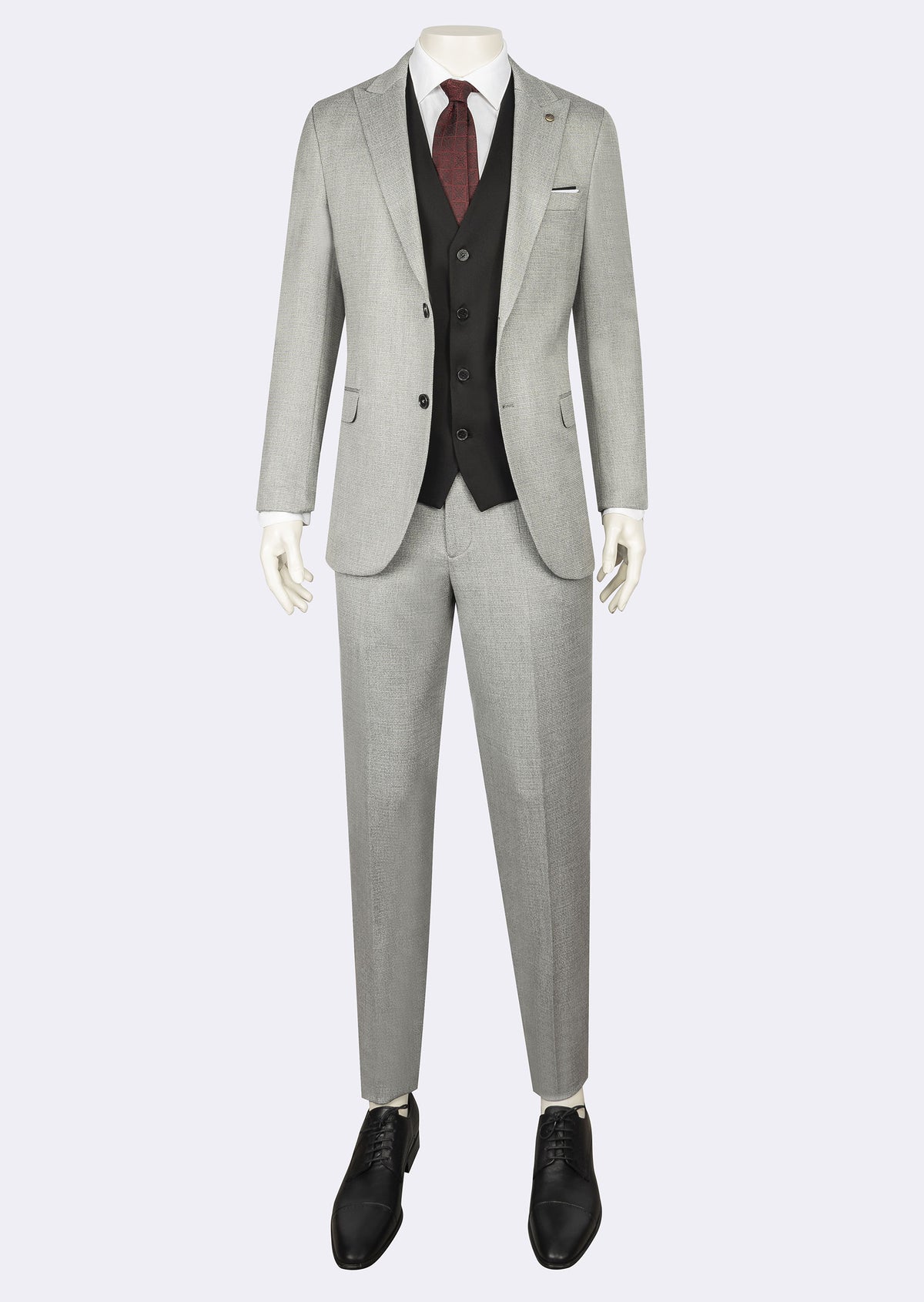 Grey Three-Piece Suit