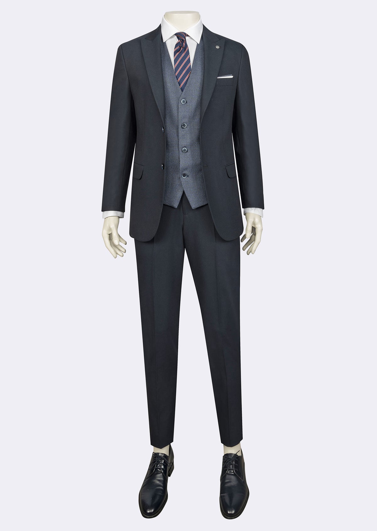 Light Navy Three-Piece Suit