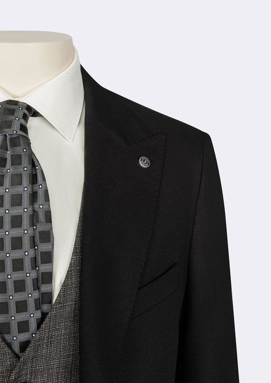 Black Three-Piece Suit