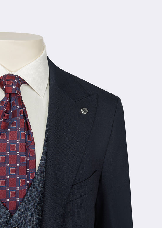 Navy Three-Piece Suit