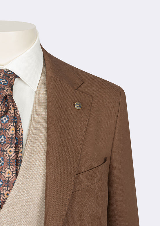 Brown Three-Piece Suit