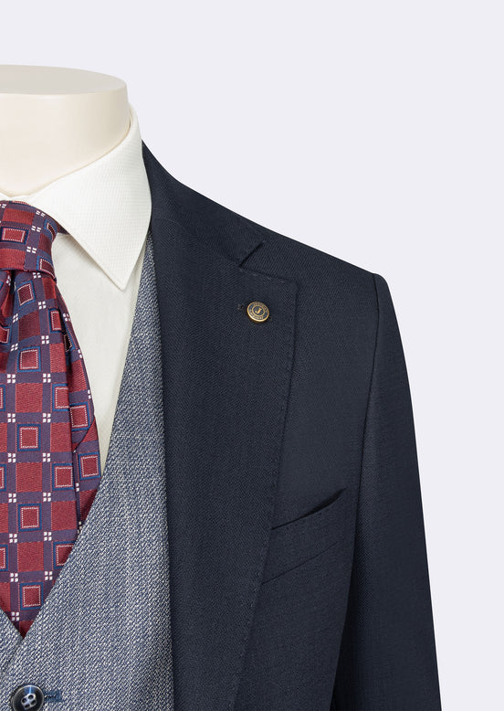 Navy Three-Piece Suit