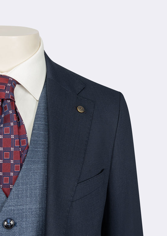 Royal Blue Three-Piece Suit