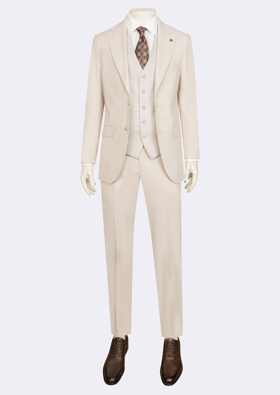 Stone Three-Piece Suit