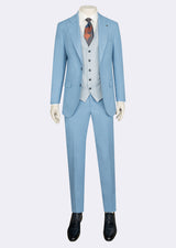 Blue Three-Piece Suit