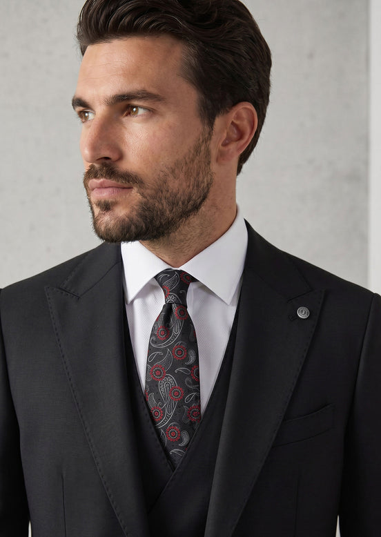 Black Three-Piece Suit