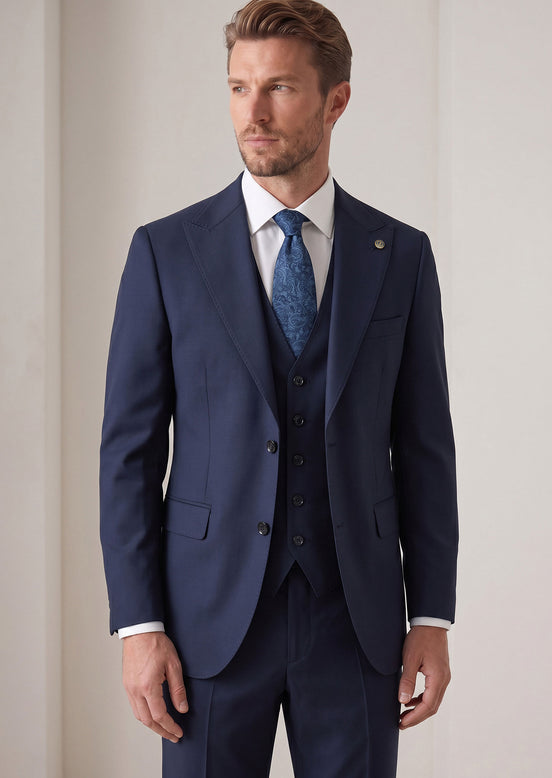 Light Navy Three-Piece Suit