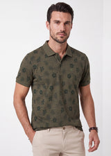 Khaki Polo T-Shirt