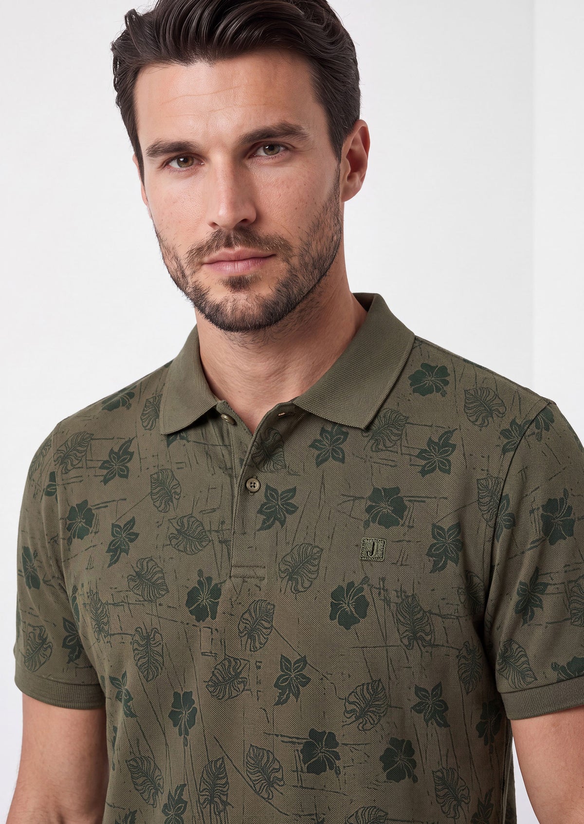Khaki Polo T-Shirt