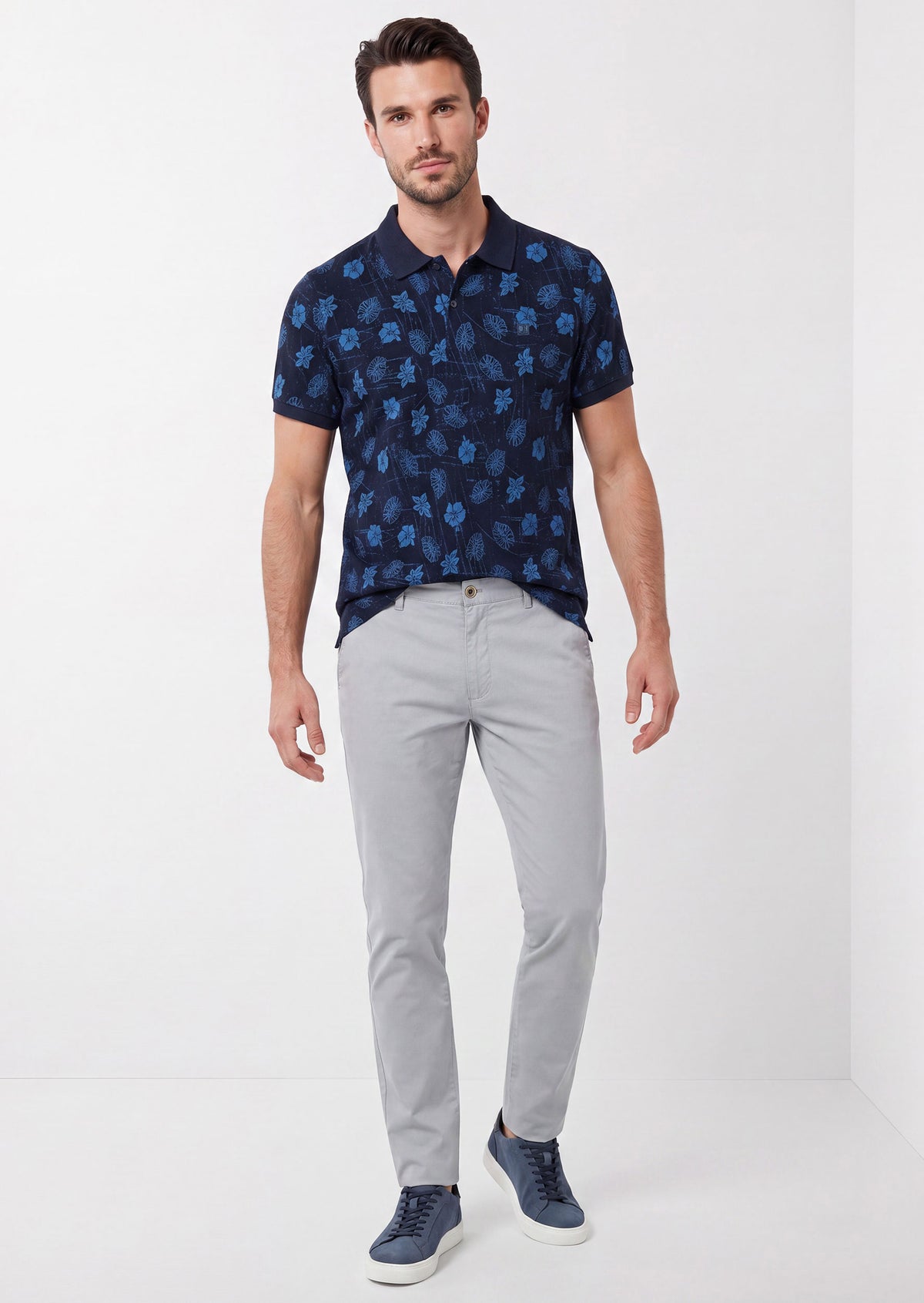 Navy Polo T-Shirt