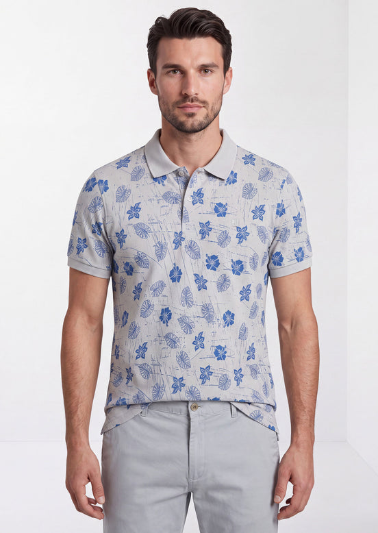 Ice Grey Polo T-Shirt